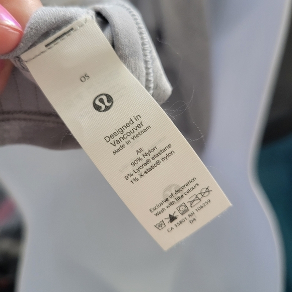 Lululemon All You Need Women's Grey Camo Bandana Scarf Athletic Running Active - Picture 6 of 7